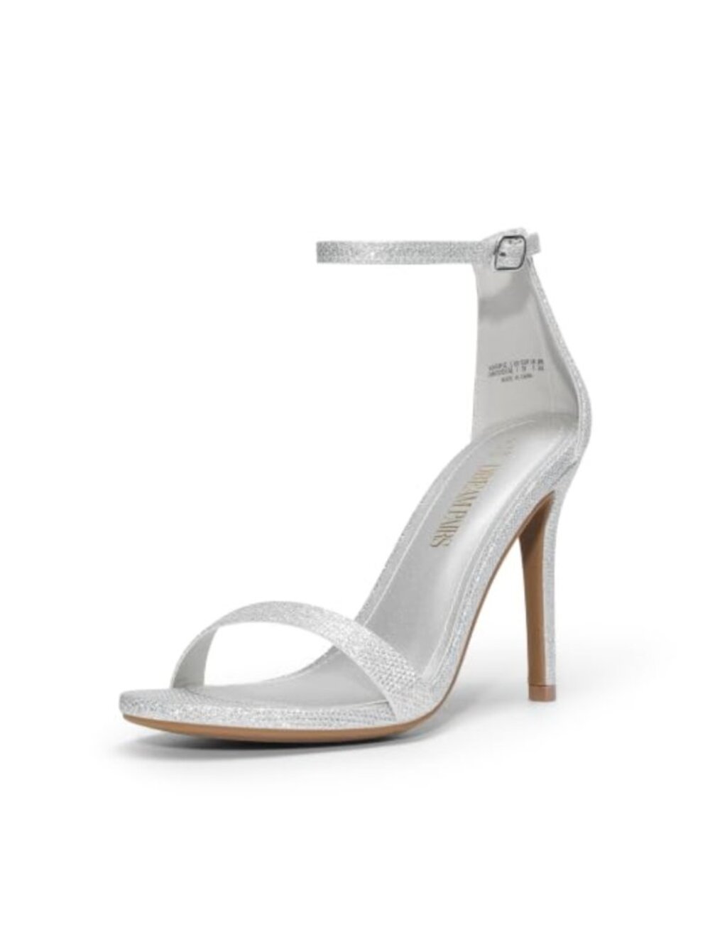 Dream Pairs High Stiletto Pump Heeled Sandals Open Toe Ankle Strap